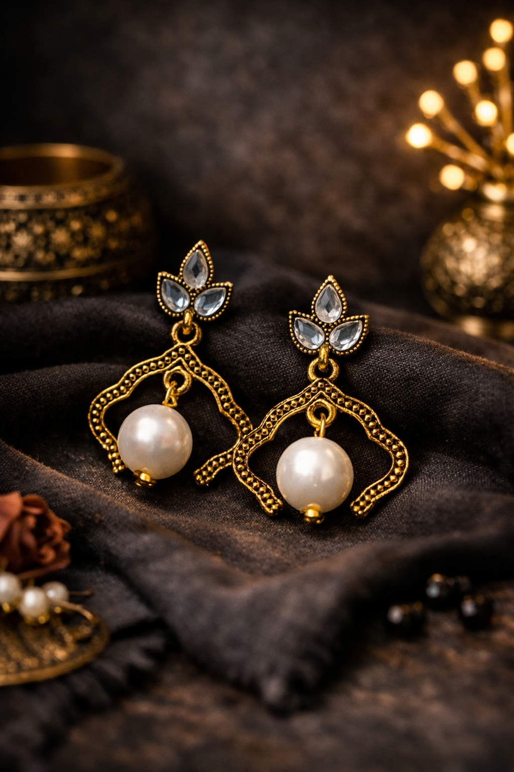 Elegant Pearl Earrings