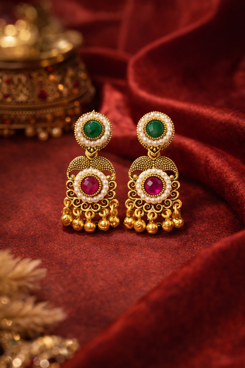 Antique Gold Earrings