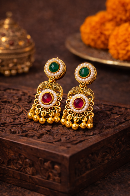 Antique Gold Earrings