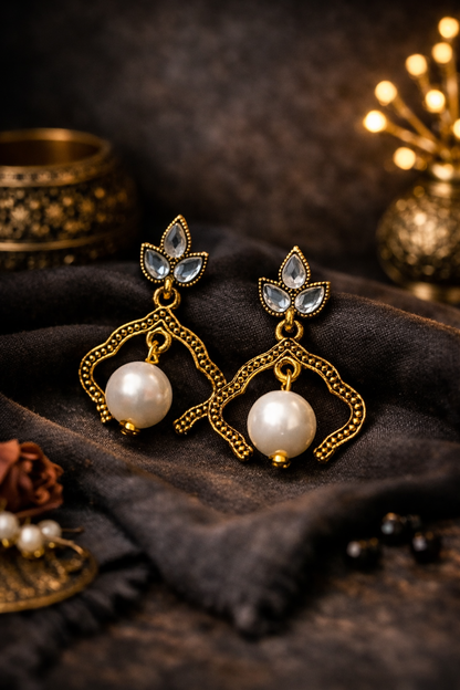 Elegant Pearl Earrings