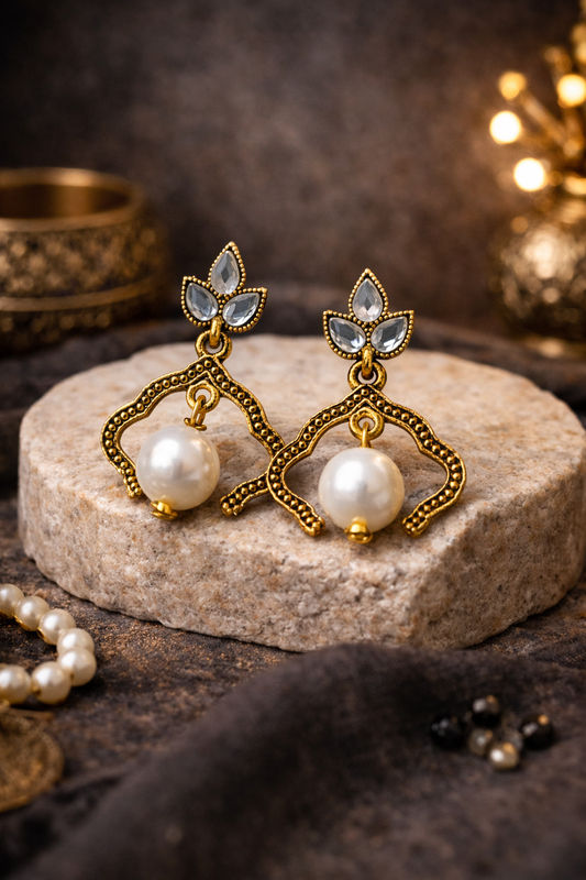 Elegant Pearl Earrings